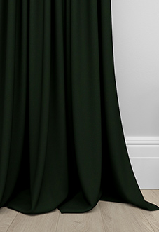 Faux Suede, Bottle Green - Made to Measure Curtains